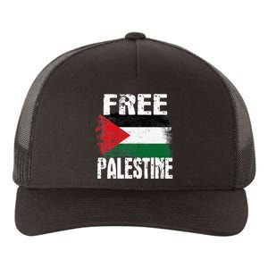 Free Palestine Arabic Big Palestine Flag Free Gaza Yupoong Adult 5-Panel Trucker Hat