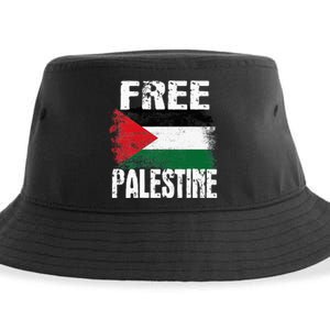 Free Palestine Arabic Big Palestine Flag Free Gaza Sustainable Bucket Hat