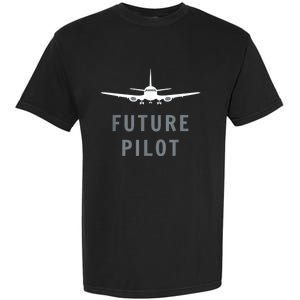 Future Pilot Airplane Pilot Aviation Gift Garment-Dyed Heavyweight T-Shirt