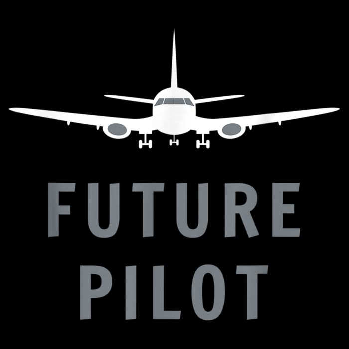 Future Pilot Airplane Pilot Aviation Gift V-Neck T-Shirt