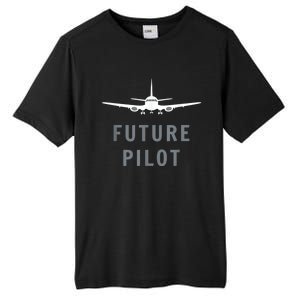 Future Pilot Airplane Pilot Aviation Gift Tall Fusion ChromaSoft Performance T-Shirt