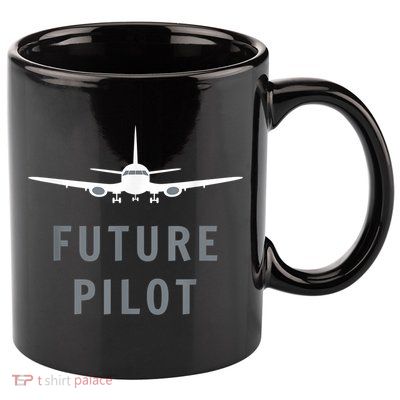 Future Pilot Airplane Pilot Aviation Gift 11oz C Handle Ceramic Mug