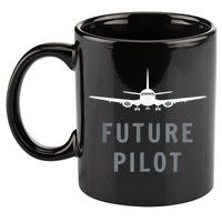 Future Pilot Airplane Pilot Aviation Gift 11oz C Handle Ceramic Mug