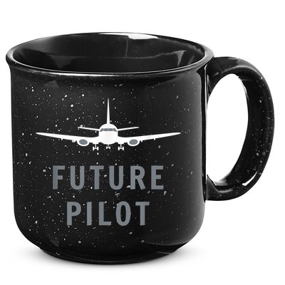 Future Pilot Airplane Pilot Aviation Gift 15oz Campfire Ceramic Mug