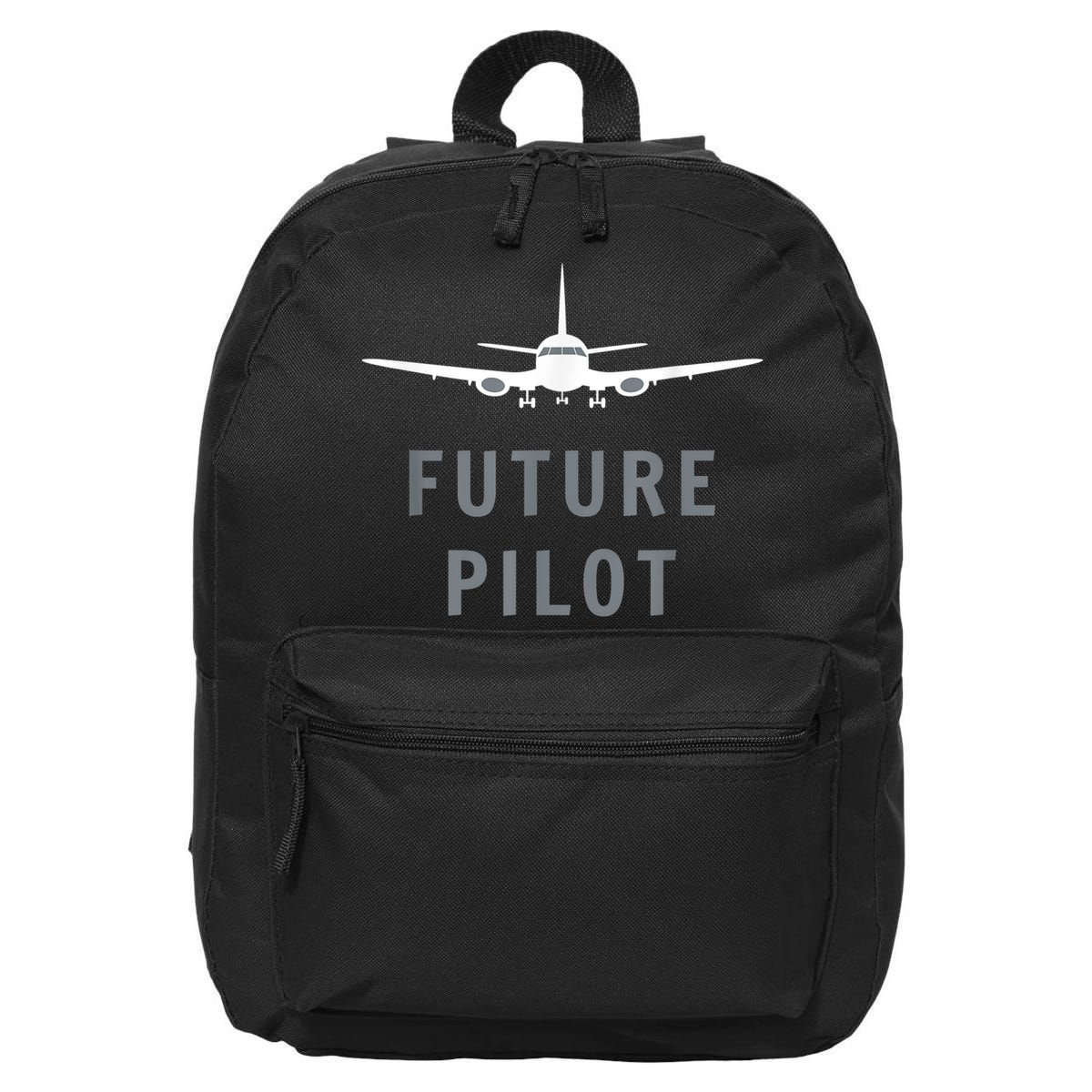 Future Pilot Airplane Pilot Aviation Gift 16 in Basic Backpack