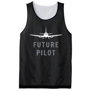 Future Pilot Airplane Pilot Aviation Gift Mesh Reversible Basketball Jersey Tank