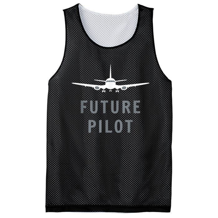 Future Pilot Airplane Pilot Aviation Gift Mesh Reversible Basketball Jersey Tank