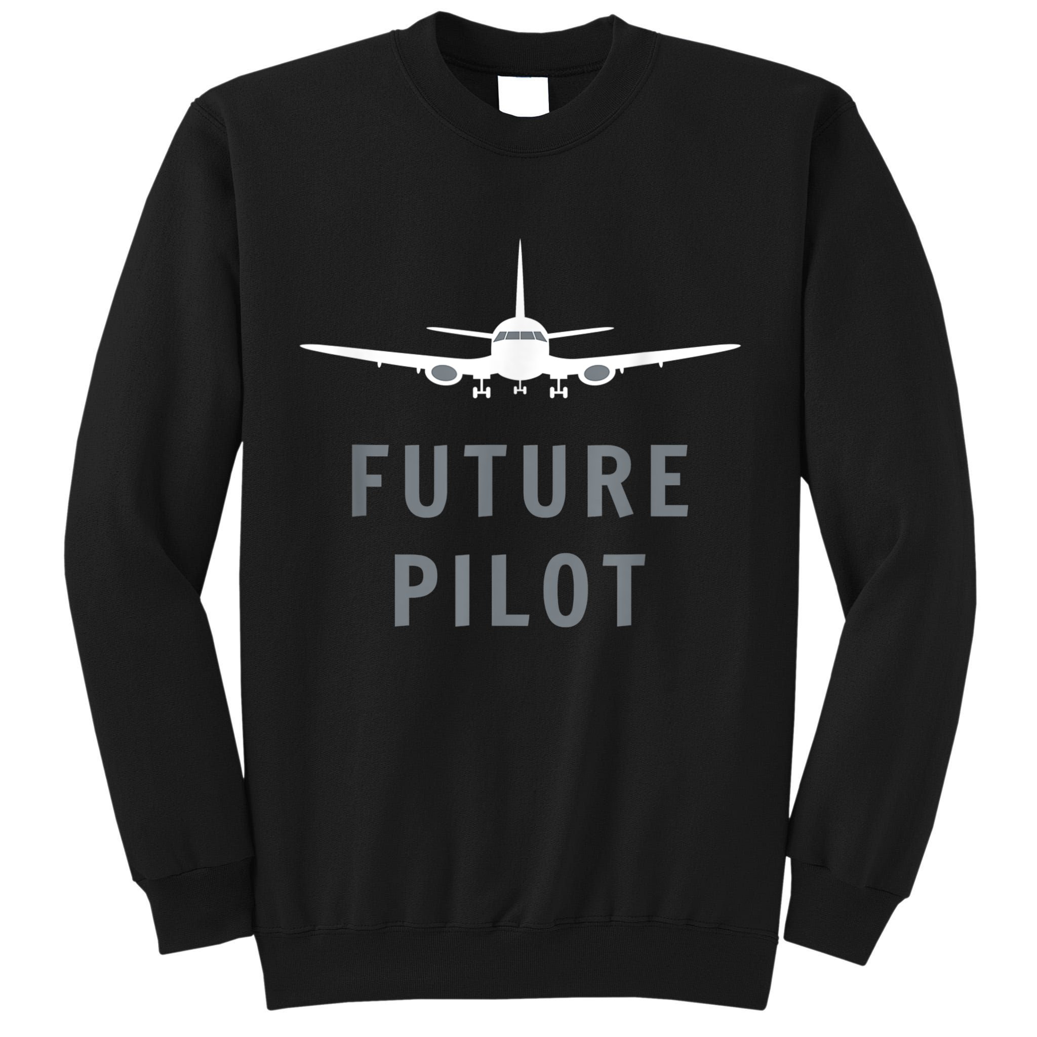 Future Pilot Airplane Pilot Aviation Gift Tall Sweatshirt