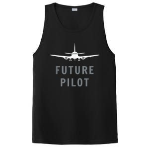 Future Pilot Airplane Pilot Aviation Gift PosiCharge Competitor Tank