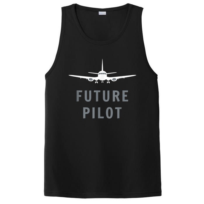 Future Pilot Airplane Pilot Aviation Gift PosiCharge Competitor Tank