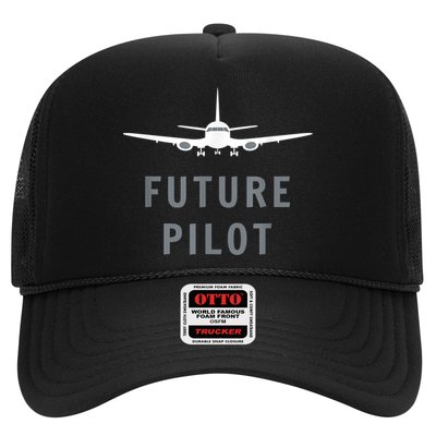 Future Pilot Airplane Pilot Aviation Gift Trucker Hat