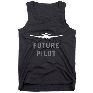 Future Pilot Airplane Pilot Aviation Gift Tank Top