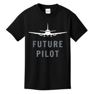 Future Pilot Airplane Pilot Aviation Gift Kids T-Shirt