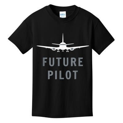 Future Pilot Airplane Pilot Aviation Gift Kids T-Shirt
