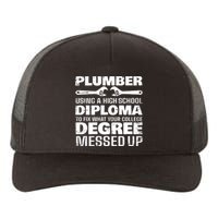 Funny Plumber Art For Pipefitter Pipe Plumber Yupoong Adult 5-Panel Trucker Hat