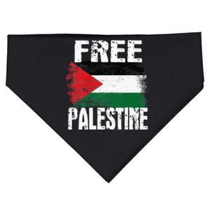 Free Palestine Arabic big Palestine Flag Free Gaza  USA-Made Doggie Bandana