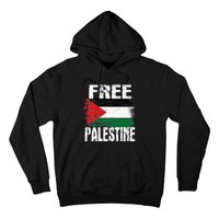 Free Palestine Arabic big Palestine Flag Free Gaza  Hoodie