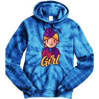 Fly Pilot And Travelers Airplane Cool Gift Tie Dye Hoodie