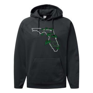 Florida Pothos Aroid Performance Fleece Hoodie