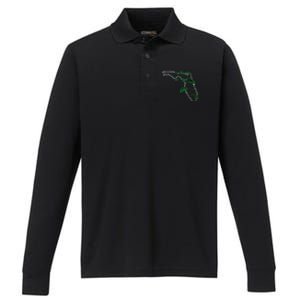 Florida Pothos Aroid Performance Long Sleeve Polo