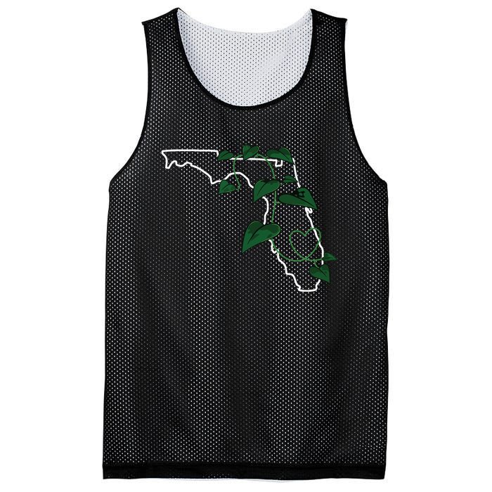 Florida Pothos Aroid Mesh Reversible Basketball Jersey Tank