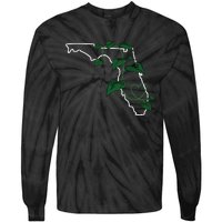 Florida Pothos Aroid Tie-Dye Long Sleeve Shirt