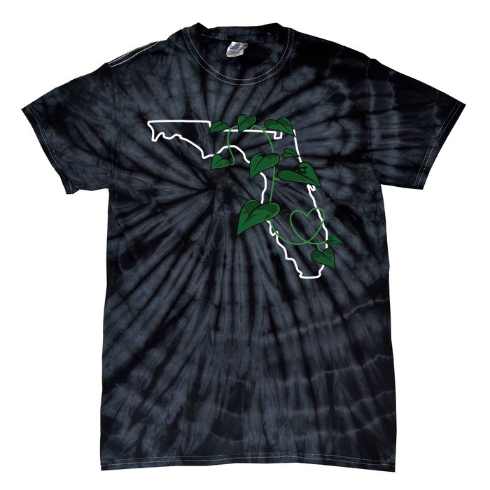 Florida Pothos Aroid Tie-Dye T-Shirt