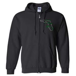 Florida Pothos Aroid Full Zip Hoodie