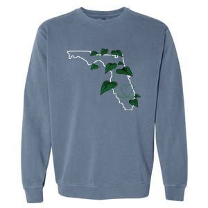 Florida Pothos Aroid Garment-Dyed Sweatshirt