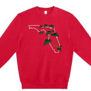 Florida Pothos Aroid Premium Crewneck Sweatshirt