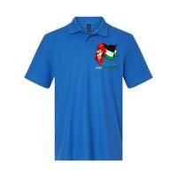 Free Palestine Arabic Palestine Flag Softstyle Adult Sport Polo