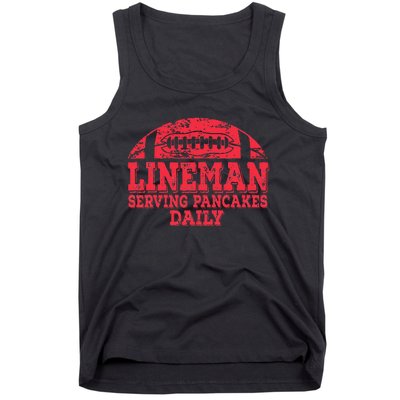 Football Pancake And Football Lineman Tank Top