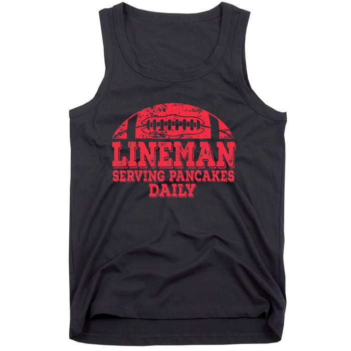 Football Pancake And Football Lineman Tank Top