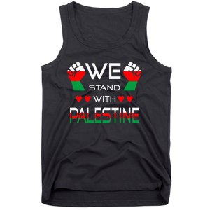 Free Palestine Arabic support Palestine and Gaza Jerusalem Tank Top