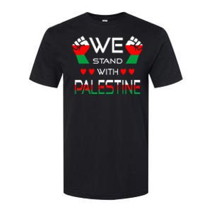 Free Palestine Arabic support Palestine and Gaza Jerusalem Softstyle CVC T-Shirt