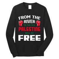 Free Palestine Arabic Support Palestine And Keffiyeh Palestine Long Sleeve Shirt