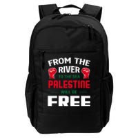 Free Palestine Arabic Support Palestine And Keffiyeh Palestine Daily Commute Backpack