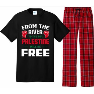 Free Palestine Arabic Support Palestine And Keffiyeh Palestine Pajama Set