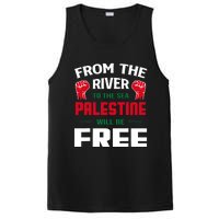 Free Palestine Arabic Support Palestine And Keffiyeh Palestine PosiCharge Competitor Tank