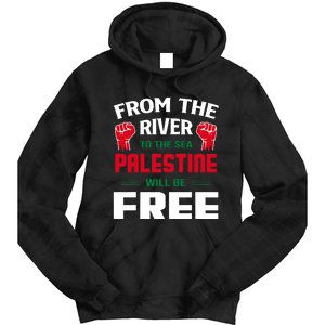 Free Palestine Arabic Support Palestine And Keffiyeh Palestine Tie Dye Hoodie