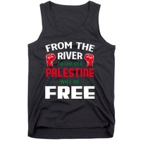 Free Palestine Arabic Support Palestine And Keffiyeh Palestine Tank Top