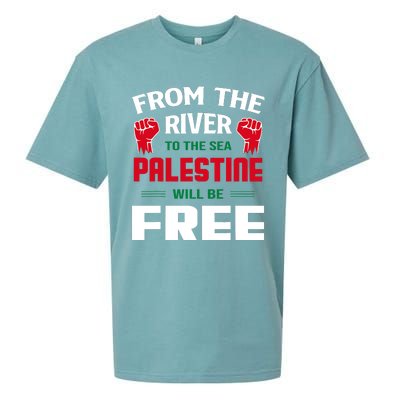 Free Palestine Arabic Support Palestine And Keffiyeh Palestine Sueded Cloud Jersey T-Shirt