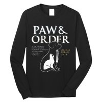 Funny Paw And Order Special Treats Unit Training Dog And Cat Long Sleeve Shirt