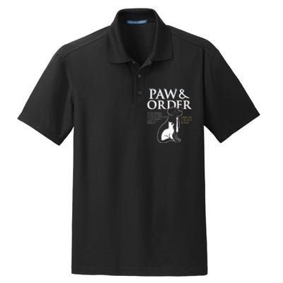 Funny Paw And Order Special Treats Unit Training Dog And Cat Dry Zone Grid Polo