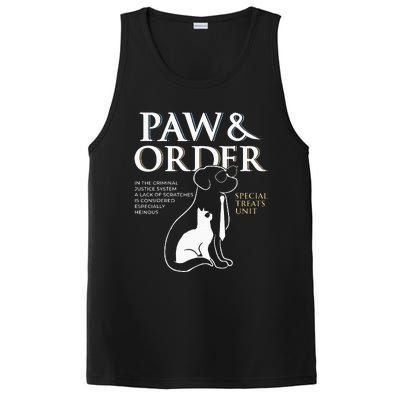 Funny Paw And Order Special Treats Unit Training Dog And Cat PosiCharge Competitor Tank