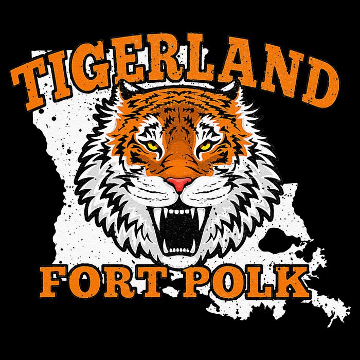 Fort Polk Alumni Louisiana La Tigerland Veterans Vintage Long Sleeve Shirt