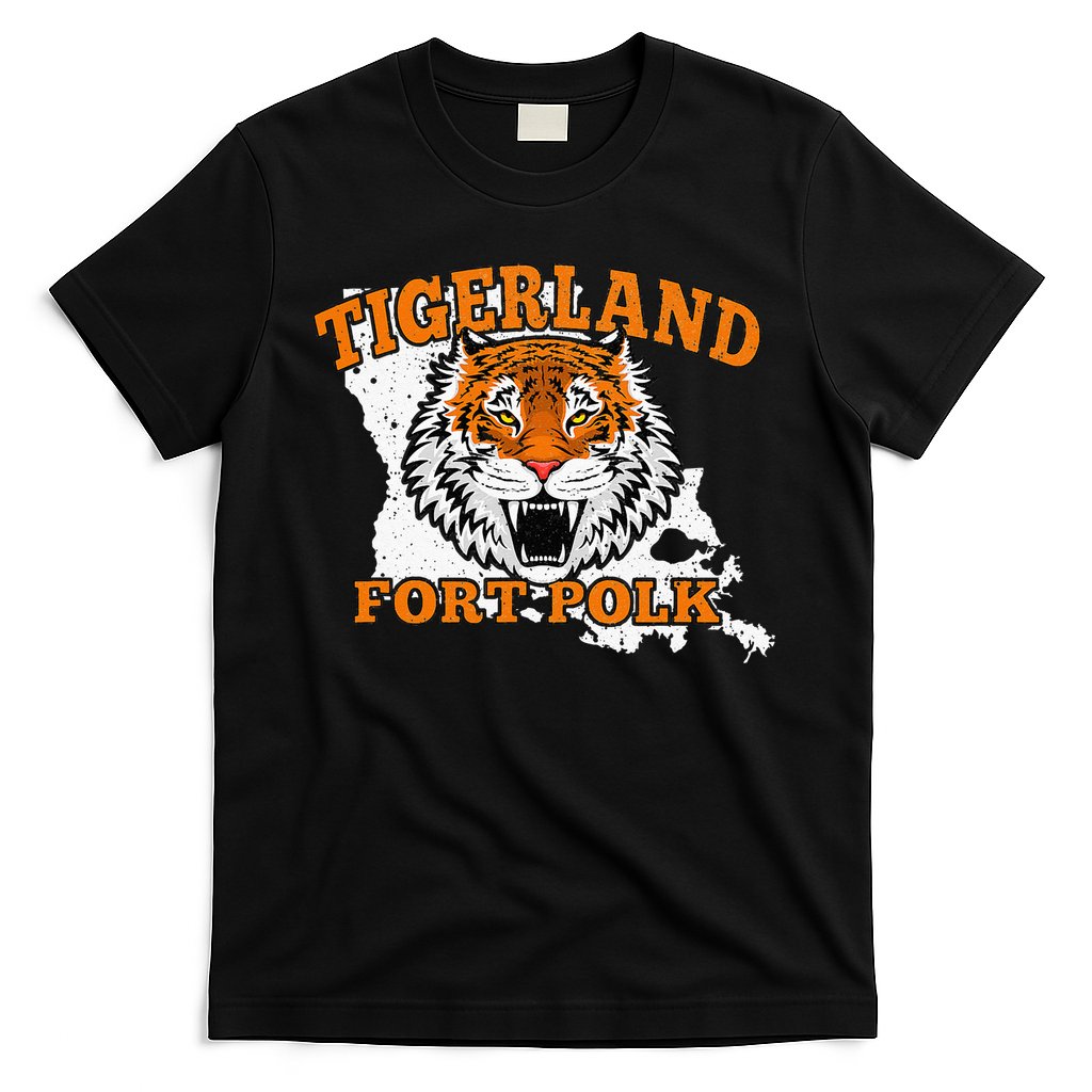 Fort Polk Alumni Louisiana La Tigerland Veterans Vintage T-Shirt