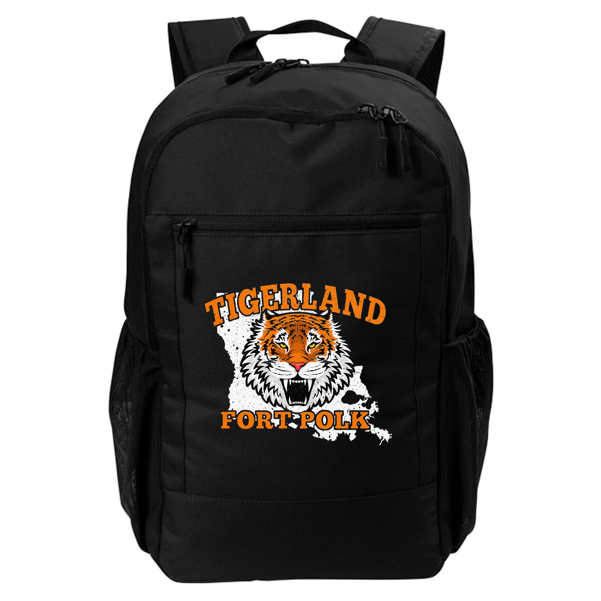 Fort Polk Alumni Louisiana La Tigerland Veterans Vintage Backpack