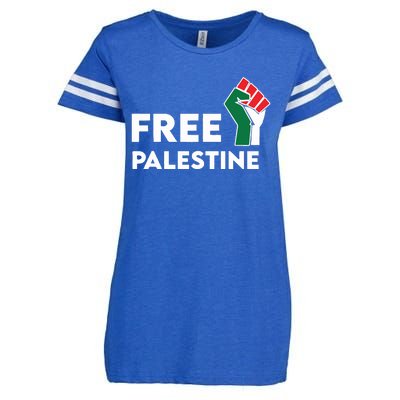 Free Palestine Activist Human Rights Enza Ladies Jersey Football T-Shirt