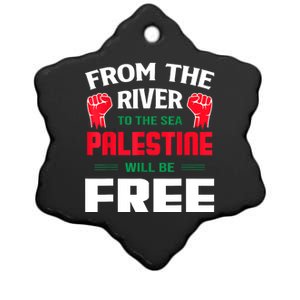 Free Palestine Arabic Support Palestine And Keffiyeh Palesti Ceramic Star Ornament